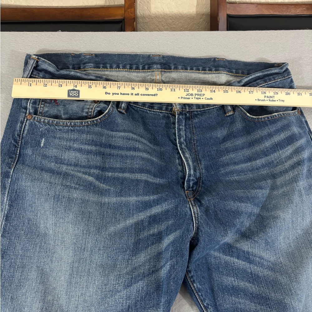 Polo Ralph Lauren RL Embroidered Jeans Mens 40x32 Classic Fit Denim - Picture 5 of 12